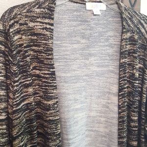 LULAROE | Sarah Brown Super Long Cardigan - NWOT